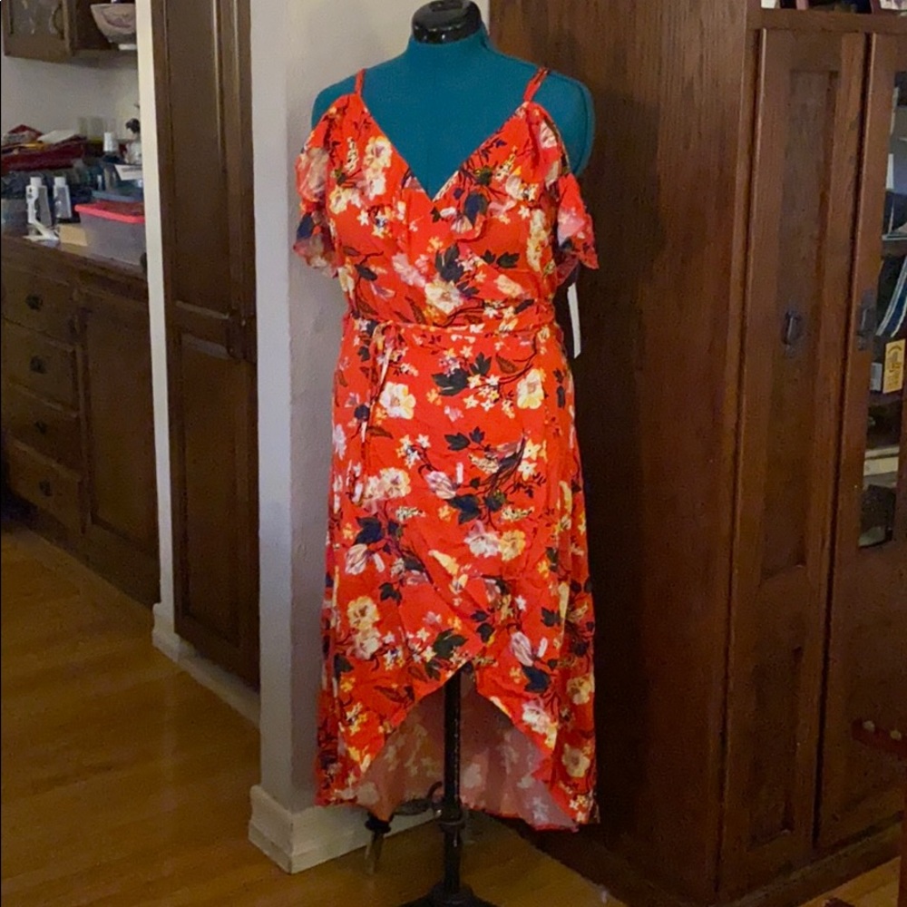 NWT JustFab high-low dress